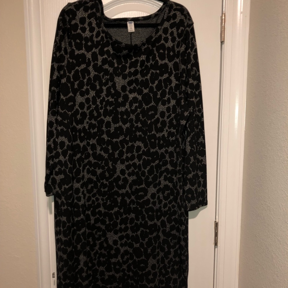Long cheetah dress